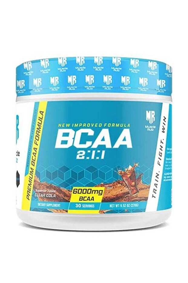 BCAA+B6-6000mg BCAA - 30 Servings (Clear Cola)