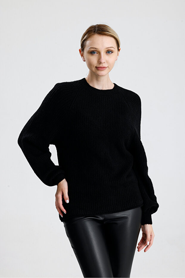 Düz Reglan Kol Kazak - 6