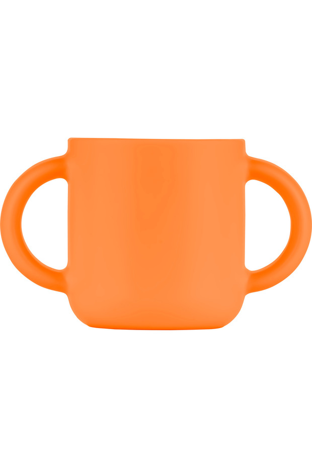 Kulplu Silikon Bardak Sunset Turuncu - 4