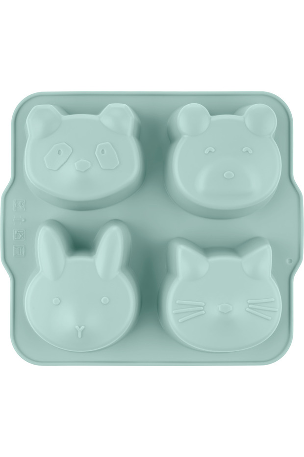 Silikon Muffin Kek Kalıbı Spring Yeşil - 1