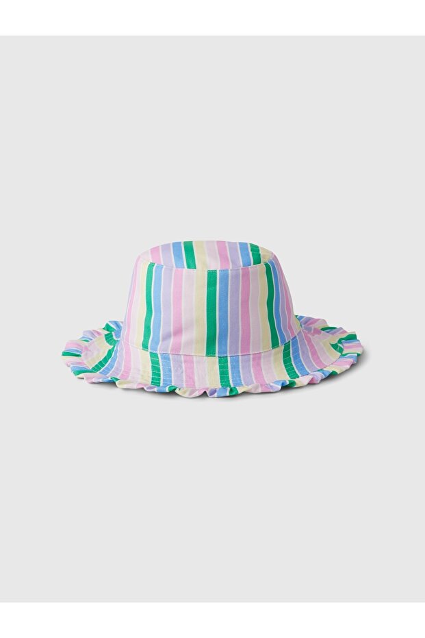 BebekDesenli Çift Taraftlı Bucket Şapka - 1