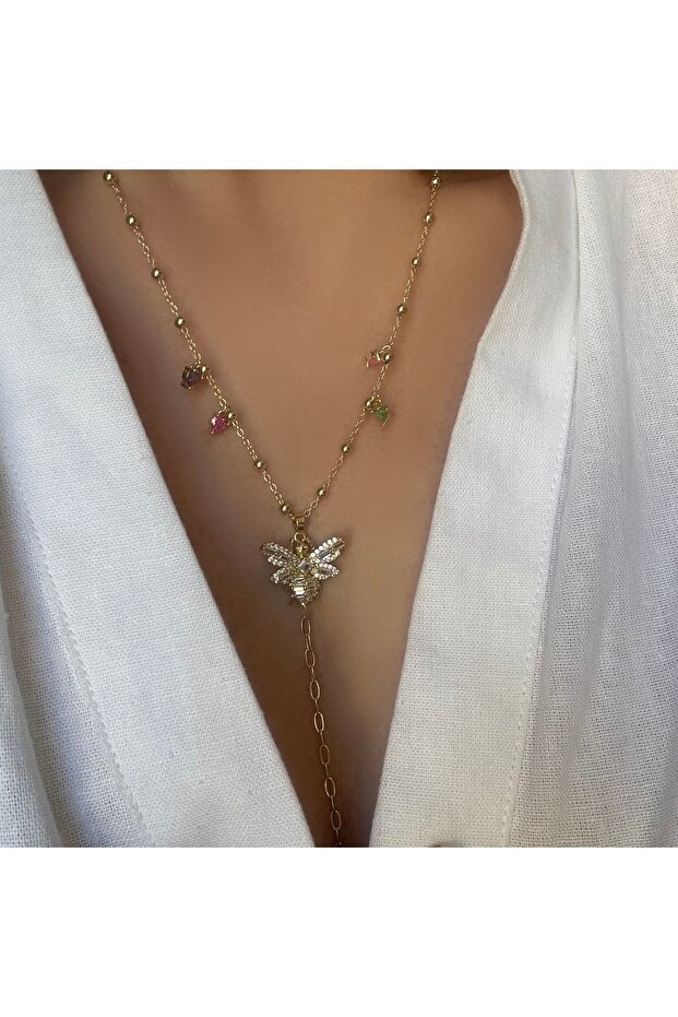 Çelik Arı Y Kolye - 1