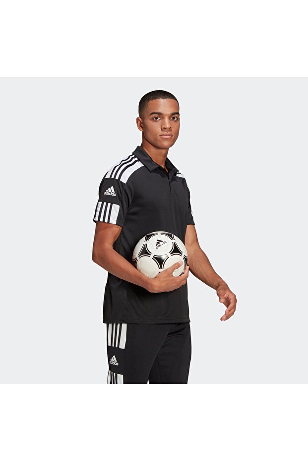 Squadra 21 Erkek Siyah Polo Tişört (GK9556) - 3