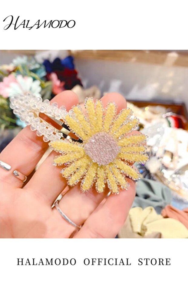 دبوس شعر مرصع بأحجار الراين - 4