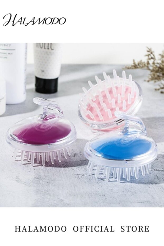 فرشاة تدليك فروة الرأس متعددة الألوان - 2