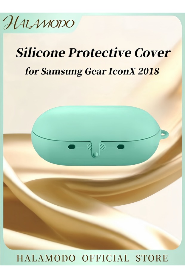 غطاء حماية من السيليكون الفاخر لسماعات الأذن اللاسلكية Samsung Gear IconX2018 بتقنية البلوتوث
