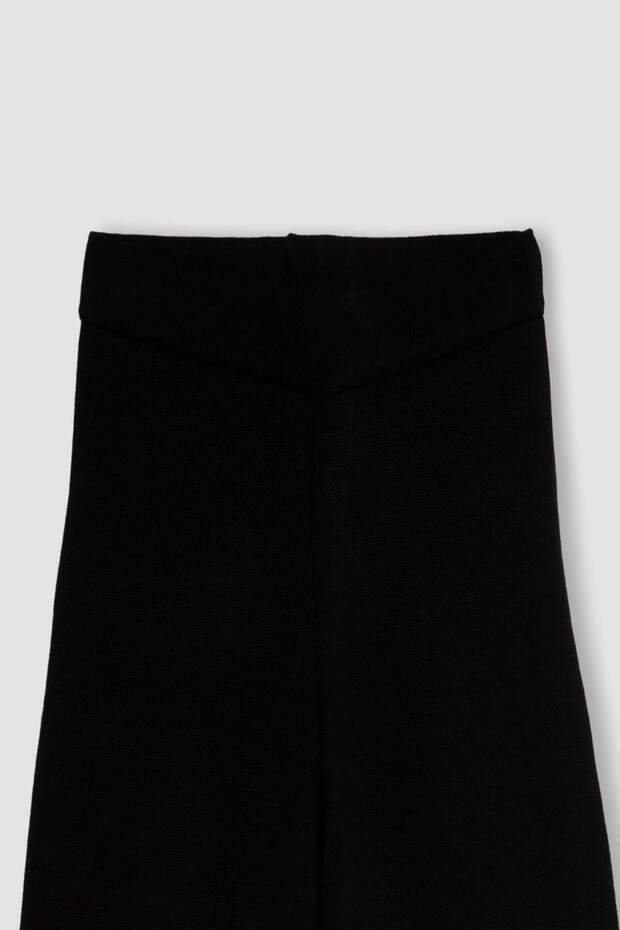 Kız Çocuk Flare Fit İspanyol Paça Basic Düz Triko Pantolon A6029A824WN - 7