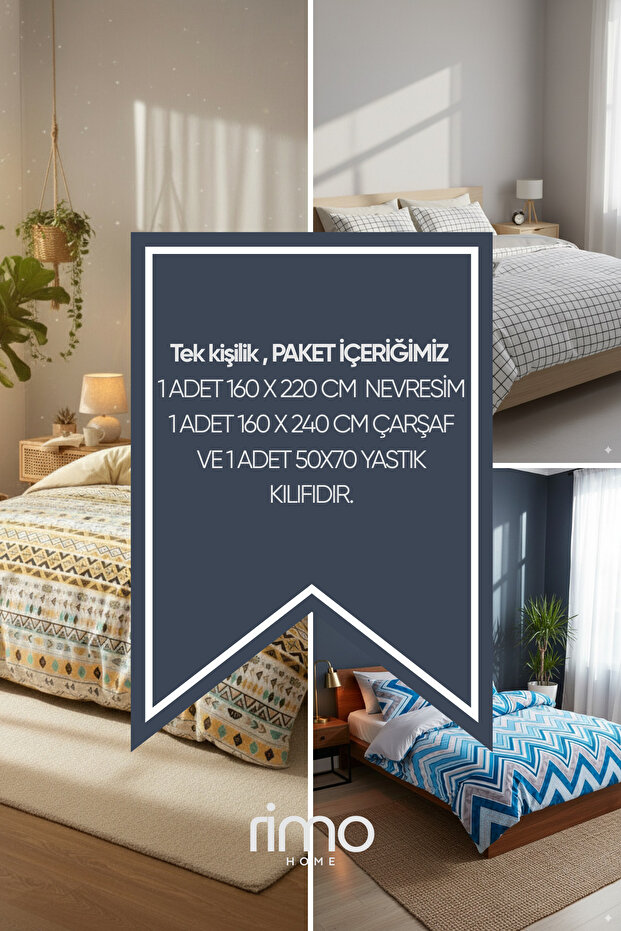 Tek Kişilik Nevresim Takımı - 7