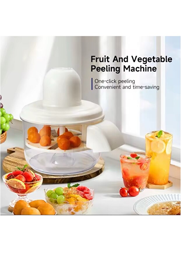 Sarımsak Üzüm Erik Sebze ve Meyve Soyma Makinesi Blender Soyma Aleti - 2