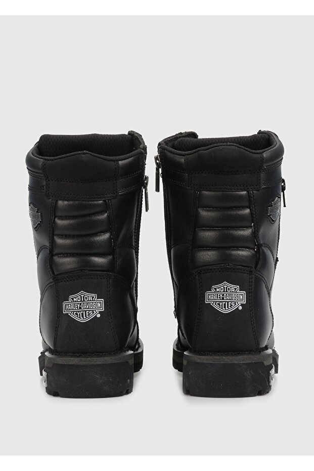 Riddick Siyah Erkek Deri Asker Botu 025M100552-B14 - 4