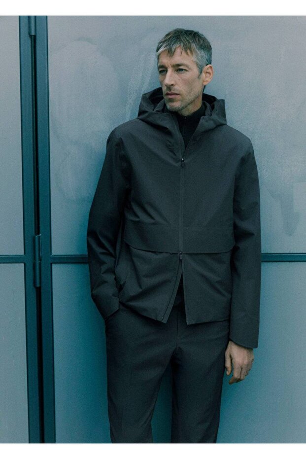 Su itici kapüşonlu ceket - 5