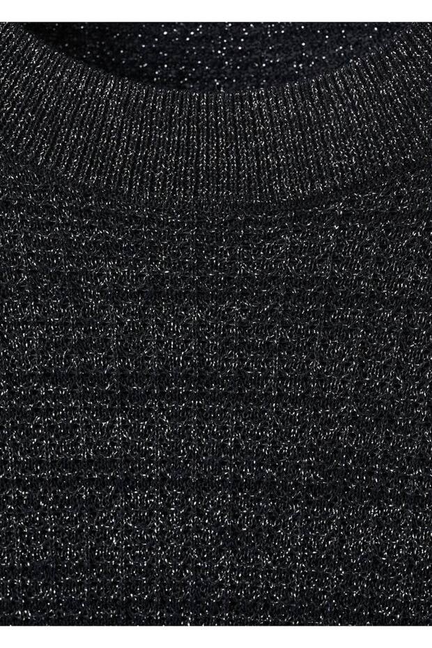 Kısa kollu simli kazak - 5