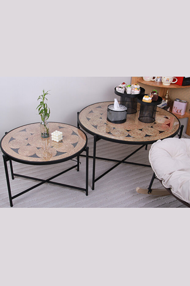 Side coffee table set - 8