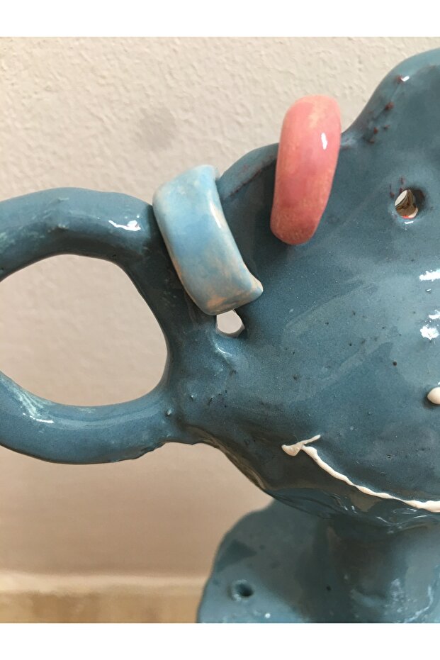 أقراط أذن من السيراميك مصنوعة يدويًا - 1