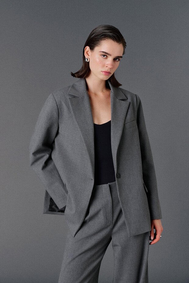 oversize blazer ceket - 1