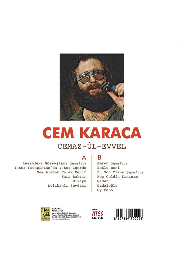 Cem Karaca - Cemaz Ül Evvel (Plak) - 2