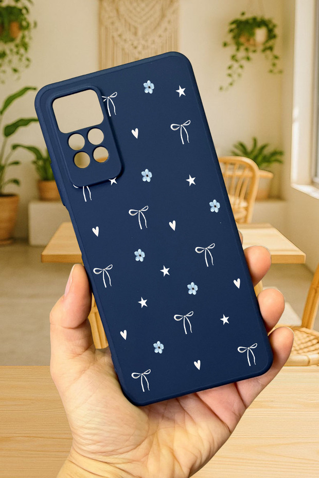 Redmi Note 11 Pro/Note 12Pro4G Mini Bow Patterned Silicone Shock-Absorbing Protective Rubber Case