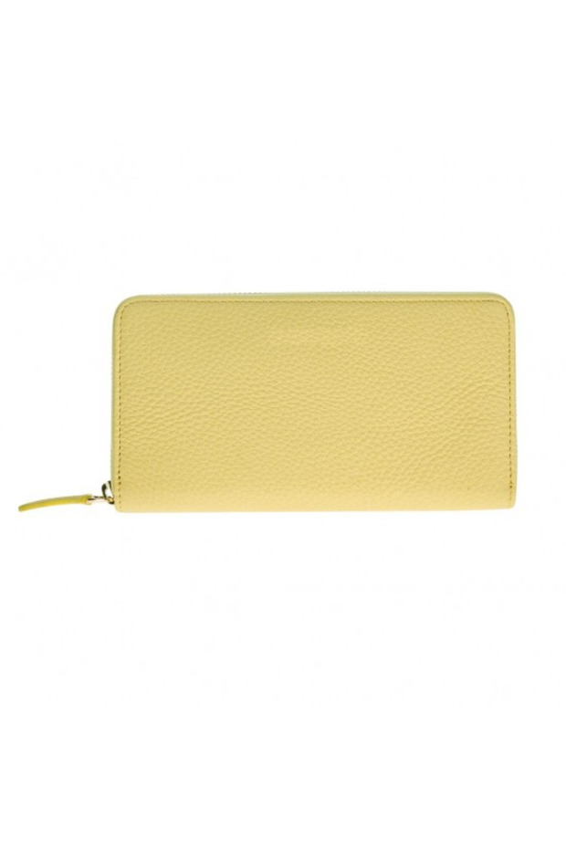 Seville Leather Women's Wallet Flb21 Lemon Yellow
