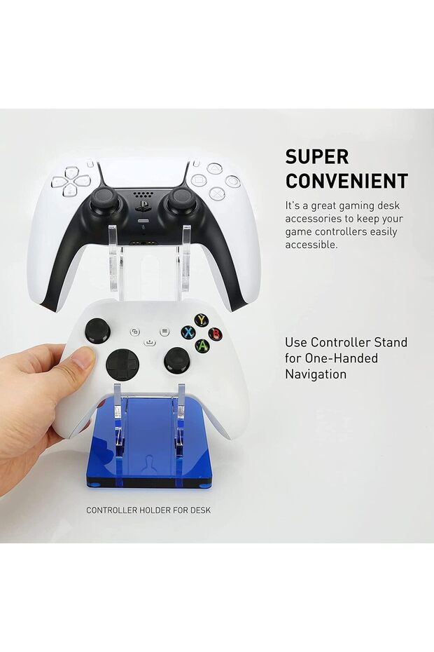 Controller Table Stand 2 Tiers Universal Controller Holder Perfect Display Organization Acrylic - 4