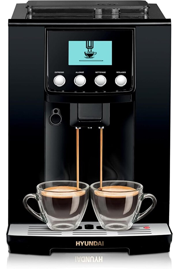 Fully Automatic Espresso Coffee Machine with Bean Grinder and LCD Display - 1