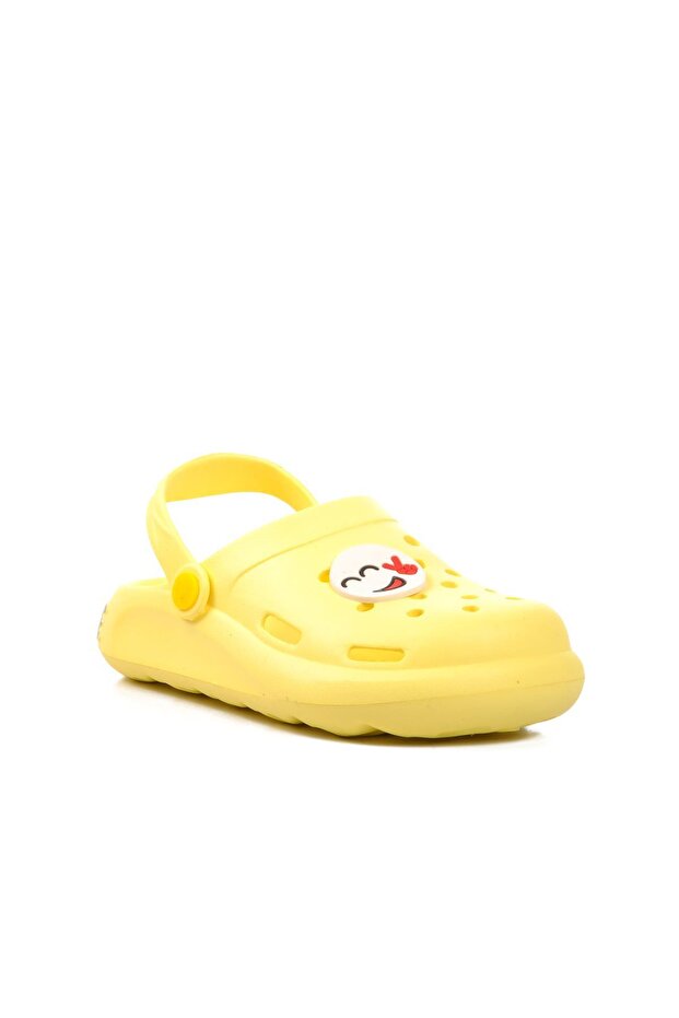 Ayakmod Brn 1648-F Yellow Children's Slippers