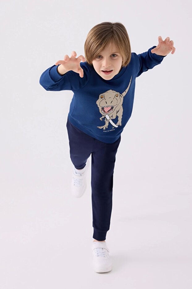 بدلة رياضية للأولاد - نيلي غامق - 8