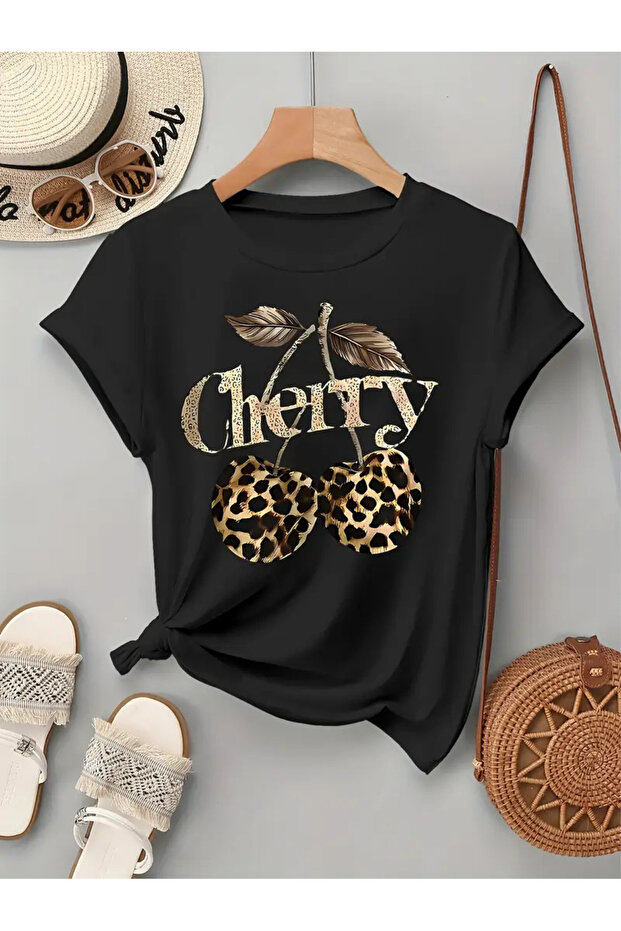 ΜΠΛΟΥΖΑ CHERRY PRINTED OVERSIZE - 1