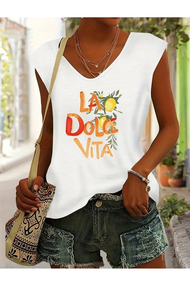 La Dolce Vita Printed Women's T-Shirt