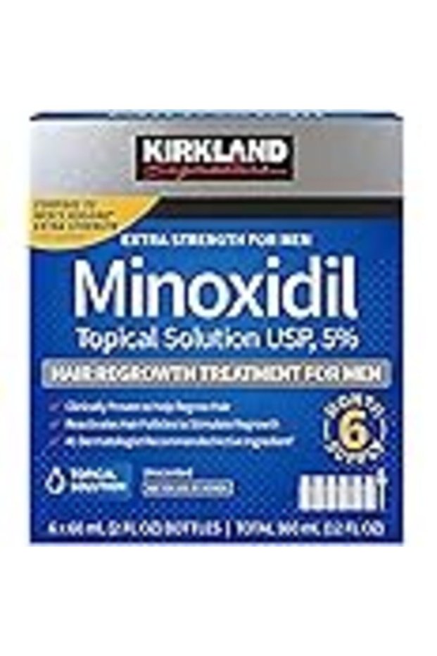 6 Months - Kirkland Generic Minoxidil 5% Hair Loss Treatment for Men - Total 12 Ounces