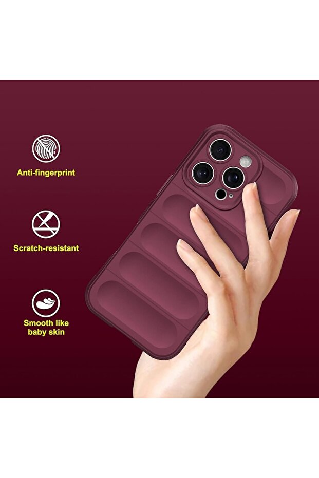 Case for iPhone 16 Pro Max (Polyurethane, Blue) - 2