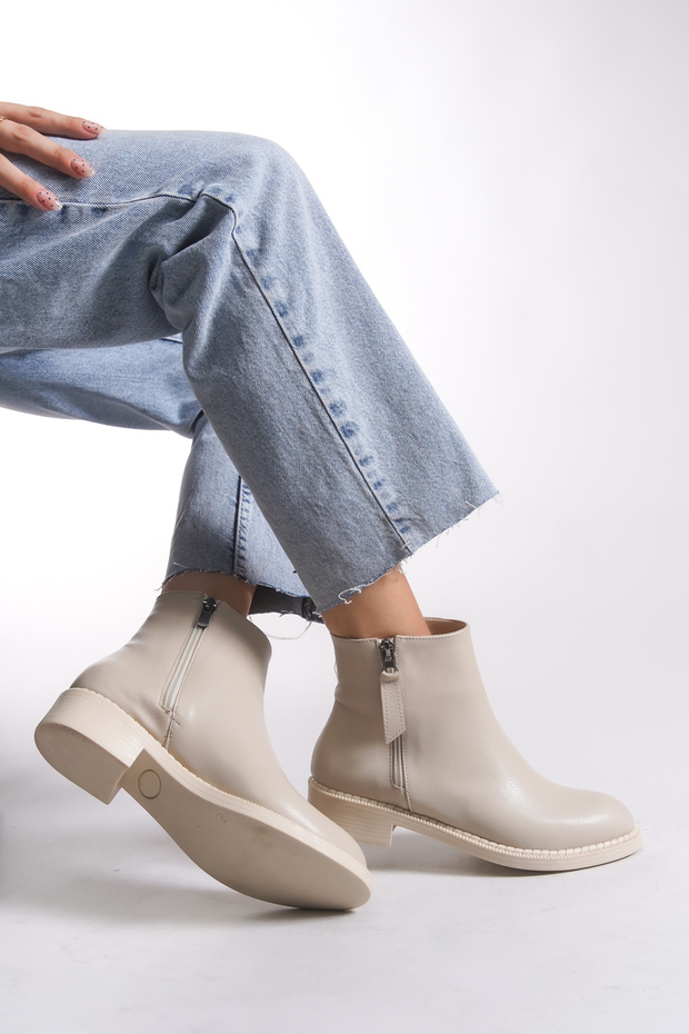 Kadın Bot 00120040 Krem - 3