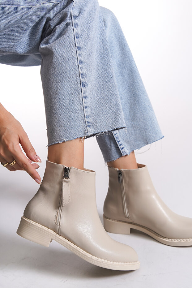 Kadın Bot 00120040 Krem - 1