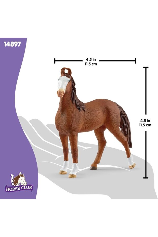 14897 Marwari Mare Figurine – Realistic Indian Horse Model for Kids (Ages 5–12) - 3