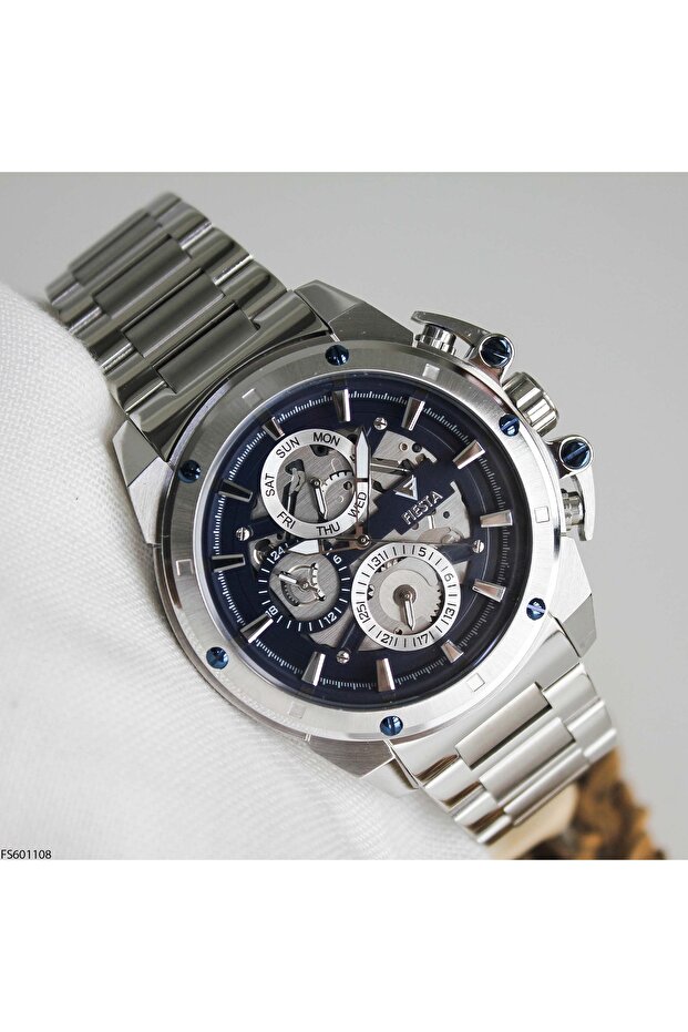 Fs601108 Men's Wristwatch with Steel Cord