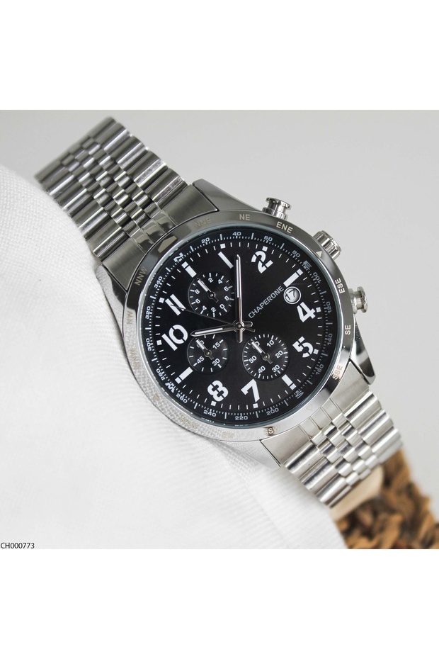 Ch000773 Men's Wristwatch with Steel Cord