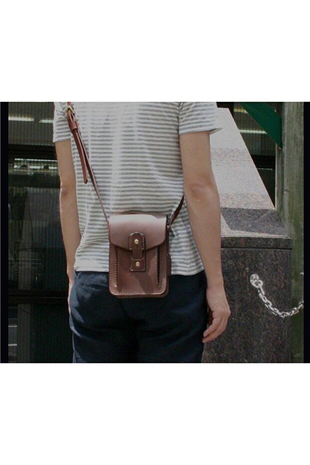 Herz Japanese Handmade Genuine Leather Crossbody Bag