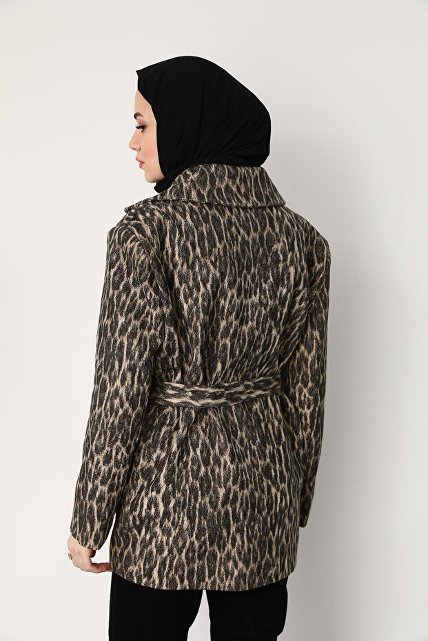 Premium Leopar Ceket - 3