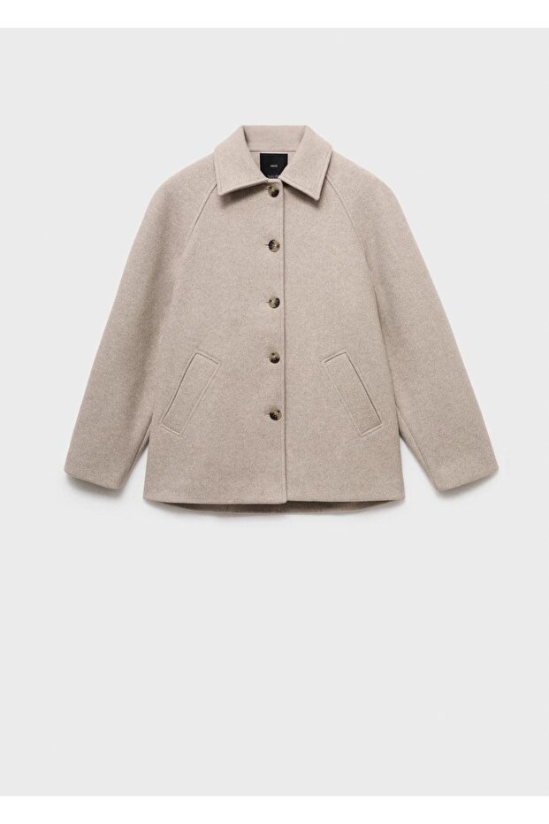 Klapalı kısa palto - 3