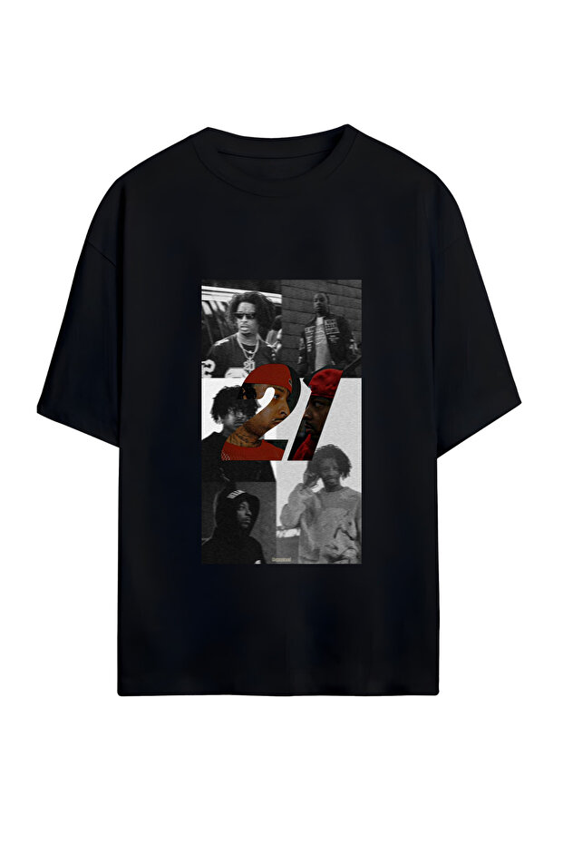 21 Savage Unisex Oversize Cotton T-Shirt