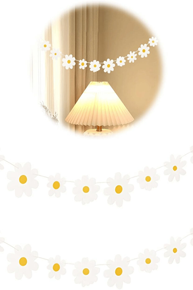 Daisy Patterned Decorative Ornament - 1