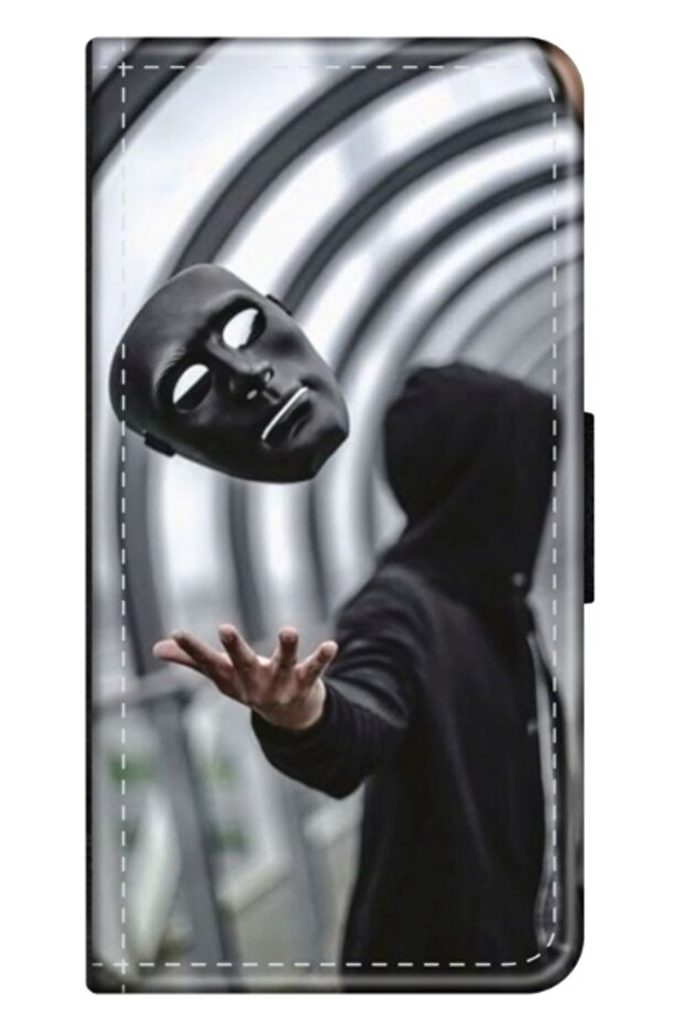 Husa personalizata tip carte pentru Samsung Galaxy A15, model Mask, multicolor, S1D1M0199 - 1