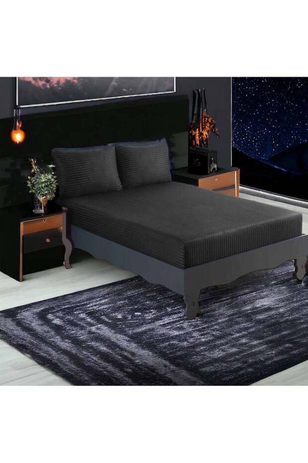 Double Satin Bed Sheet Set - 1