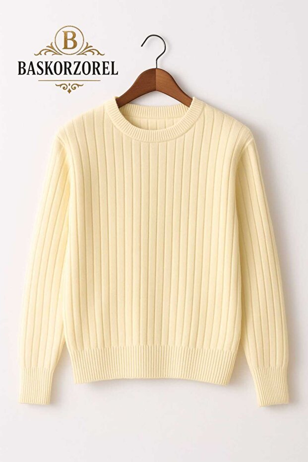 Bisiklet yaka erkek kazak kışlık - 1