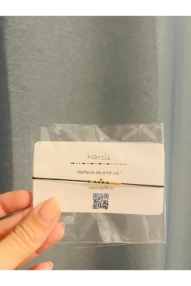 Morse Code Bracelet - Narcissus - 1