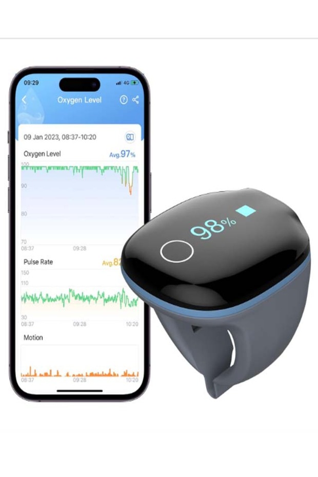 Wireless Bluetooth Monitor Spo2 Heart Rate Rechargeable Wrist Pulse Oximeter With App - 1