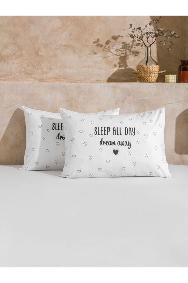 Sparkling Selections from Shining Store |   Text Printed Pillowcase Set of 2 50X70 cm - 2