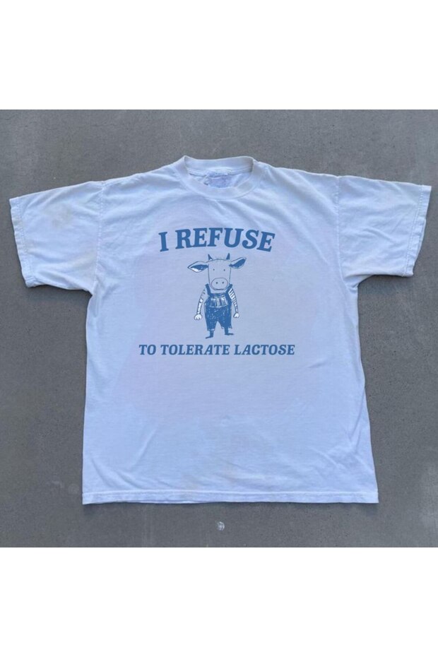 White Unisex Oversize Dtf Printed