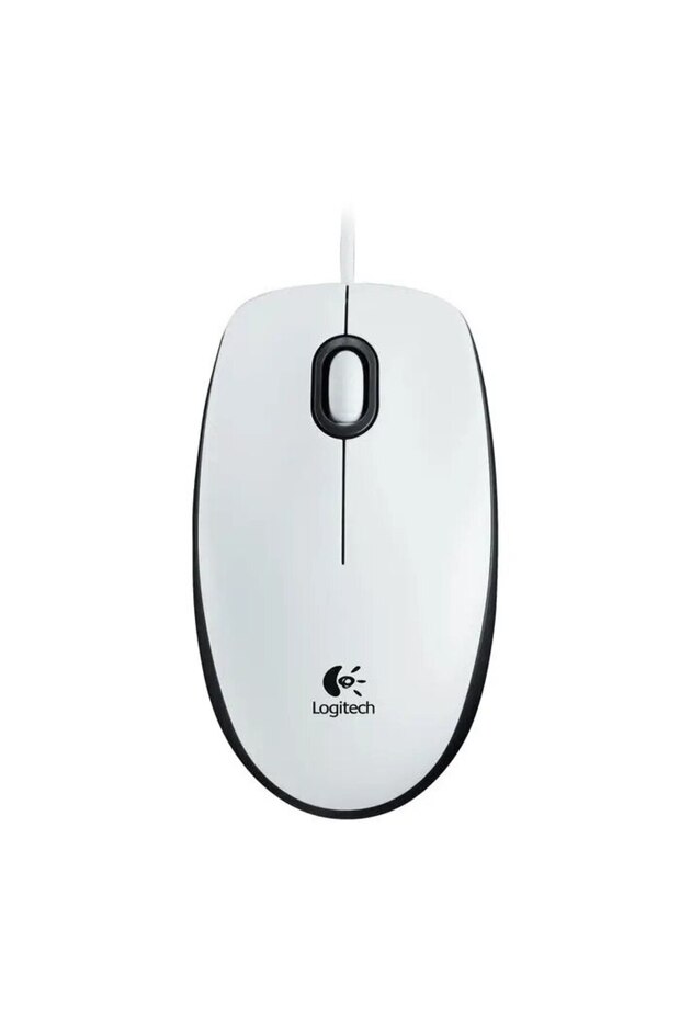 Mouse, Logitech, M100, USB, Alb - 4