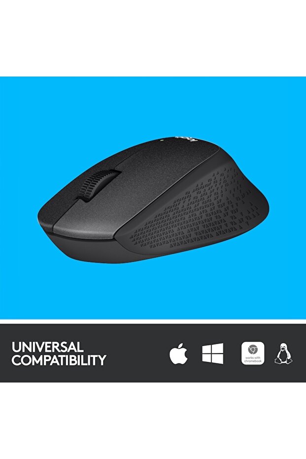 Mouse M330 Silent Plus, Wireless, Negru - 3