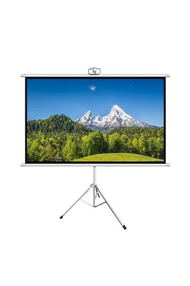 Portable Tripod Screen Projector with Tripod Size 213X213cm - 1